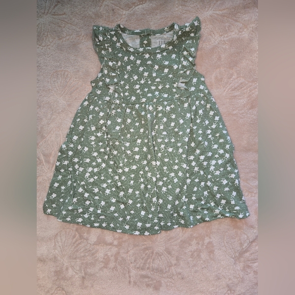 Laughing Llama Set Of 2 Floral Sleeveless Dress Size 9months - Picture 2 of 2